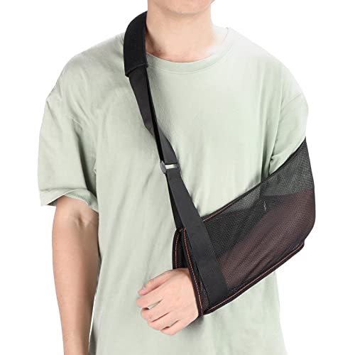 Ymiko Adjustable Arm Sling for Shoulder & Forearm Support - Breathable Mesh Shoulder Immobilizer for Broken Arm & Fracture Recovery (Medium) - Perfect for Post-Surgery, Sports Injuries & Daily Comfort