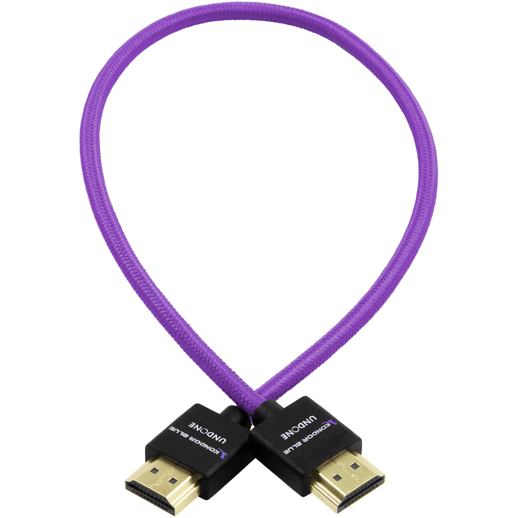 Kondor Blue High Speed HDMI Cable 18Gbps 4K 60Hz HDR - Purple - Perfect for Home Theater, Gaming & Streaming
