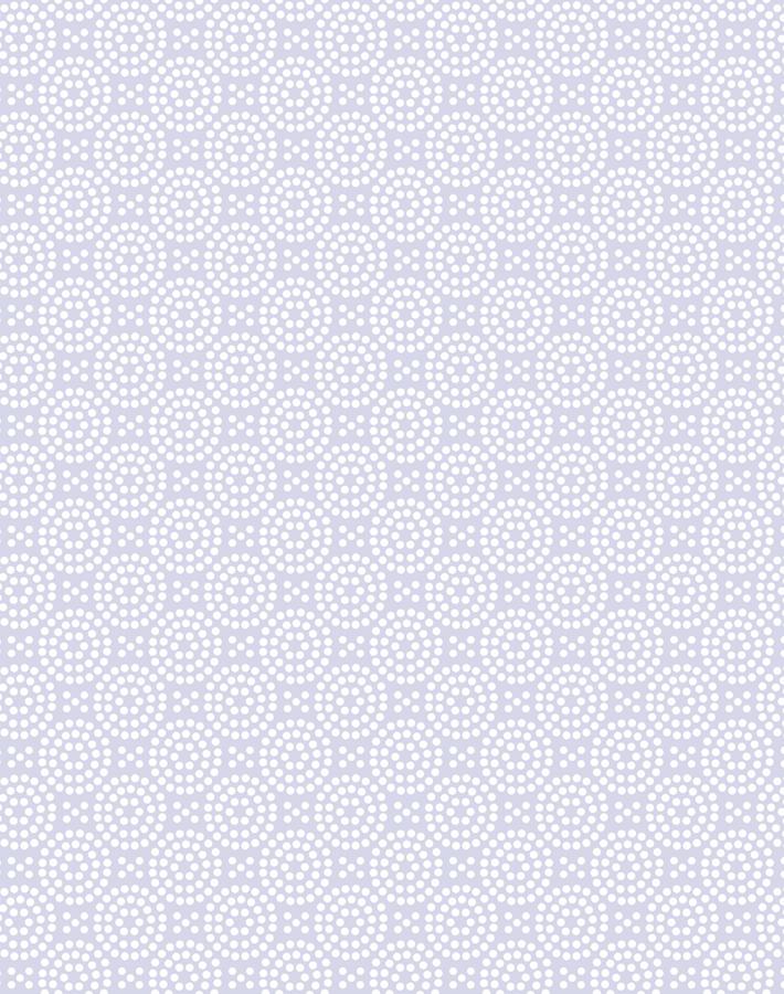 Wallshoppe 'Dot Dot' Lavender Wallpaper - Peel and Stick Removable Wallpaper for Bedroom, Nursery, and Home Decor