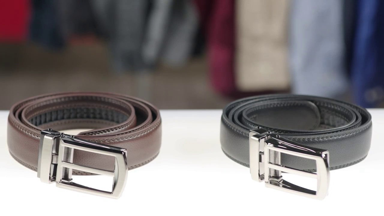 Exact Belt - Premium Leather Dress Belt for Men | Classic & Stylish Formal Wear Accessory | Perfect for Office, Business Meetings & Special Occasions