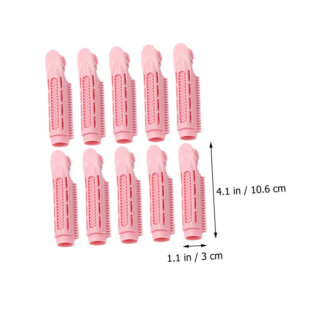 OSALADI 10pcs Volume Hair Rollers for Curly Hair - Non-Damaging Walker Clips & Bangs Rollers for Natural Curls - Perfect for Salon Styling, Home Use & Special Occasions