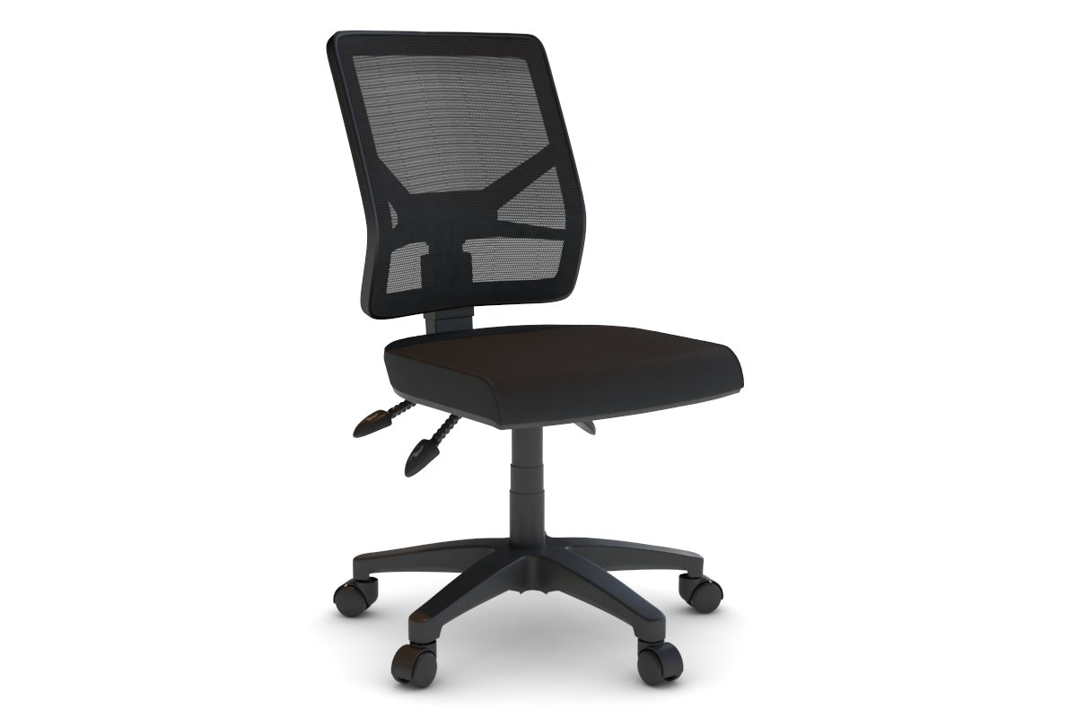 Heron Ergonomic Office Chair with Breathable Mesh Back - Adjustable Lumbar Support & Tilt Function for Home & Office Workspaces