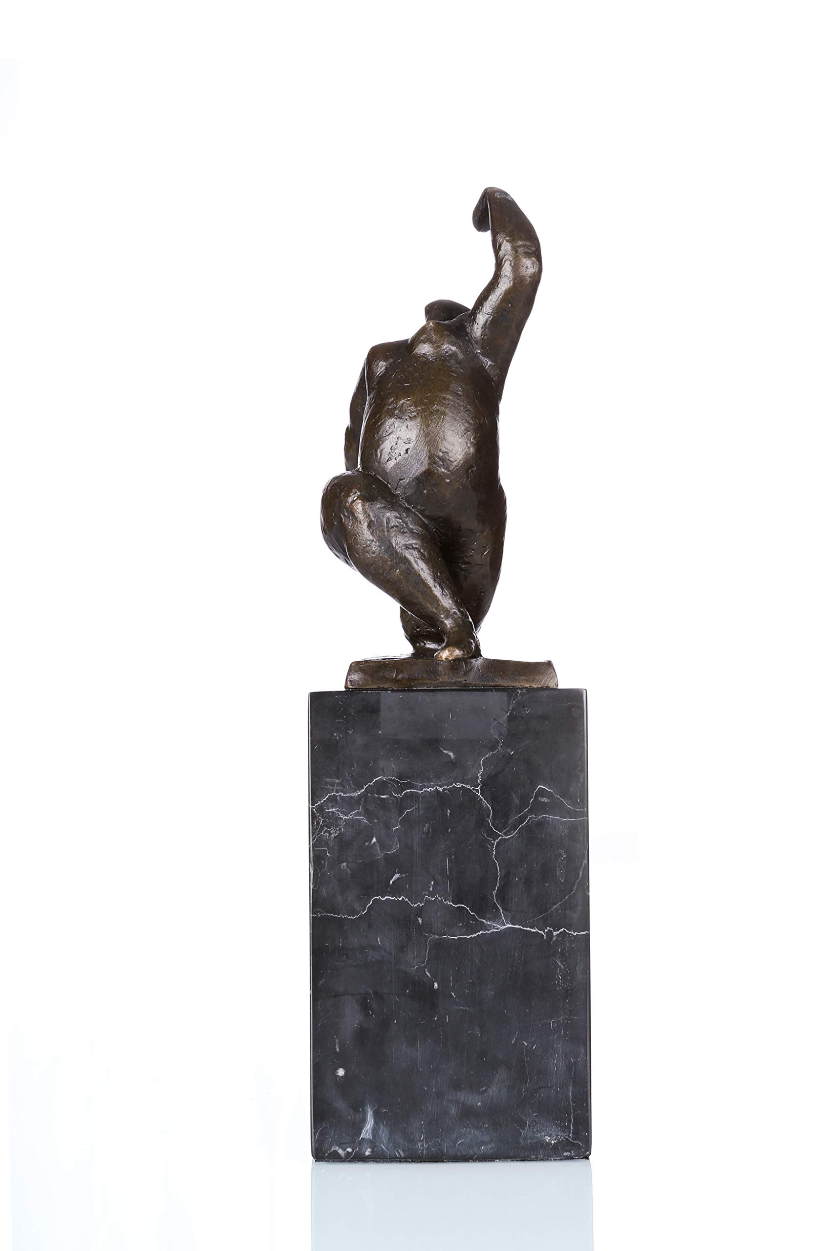 Modern Abstract Bronze Female Sculpture - Elegant Home & Office Decor Art Statue TPE-716 | Perfect for Living Room, Study, or Reception Area