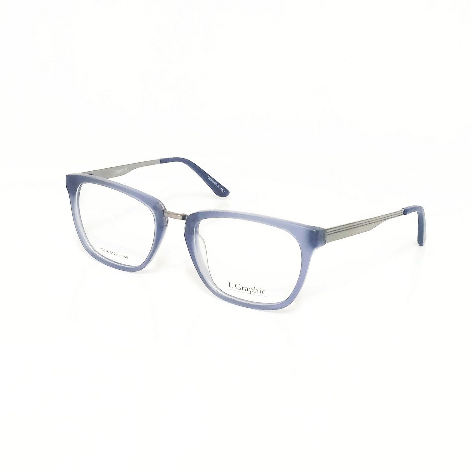 Premium Rectangle Full Frame Glasses for Men & Women - Trendy IG014 Eyewear for Work, Reading & Fashion