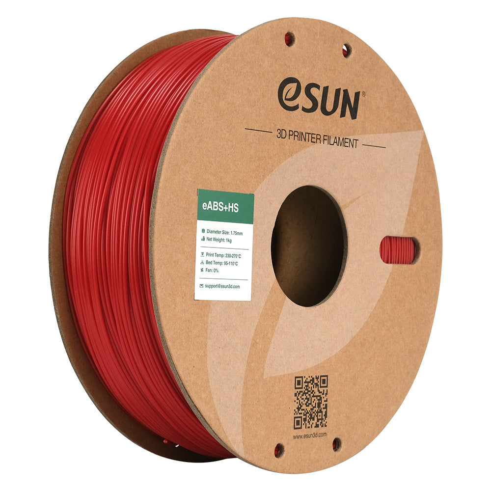 Premium eSUN ABS+HS 3D Printer Filament - 1.75mm, 1kg Spool (Multiple Colors) for High-Quality 3D Printing Projects, DIY Creations & Prototyping