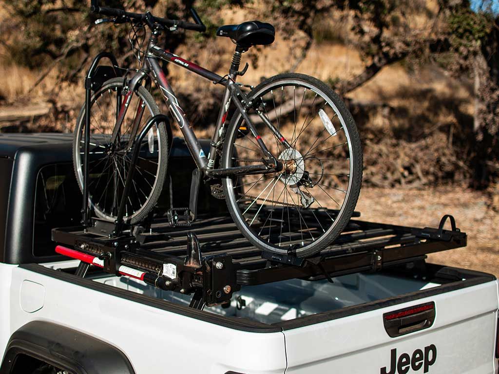 2019 Jeep Gladiator (JT) Slimline II Load Bed Rack Kit - Heavy Duty Aluminum Truck Bed Rack for Off-Road Adventures & Cargo Hauling
