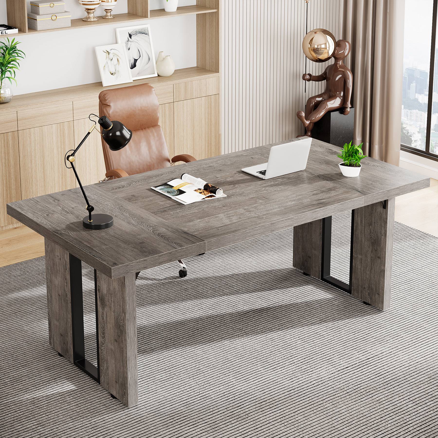Modern Executive Desk 70.9