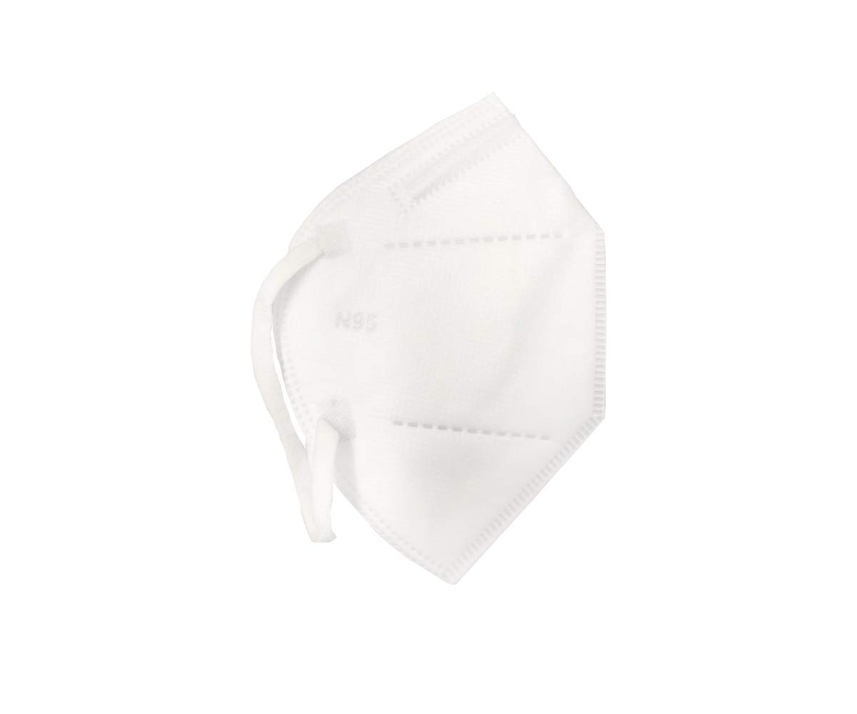 ONSAFE N95 5-Layer Disposable Printed Face Masks with Elastic Ear Bands - Breathable Protection for Men, Women & Kids (5-Pack) - Ideal for School, Work, Travel & Public Safety