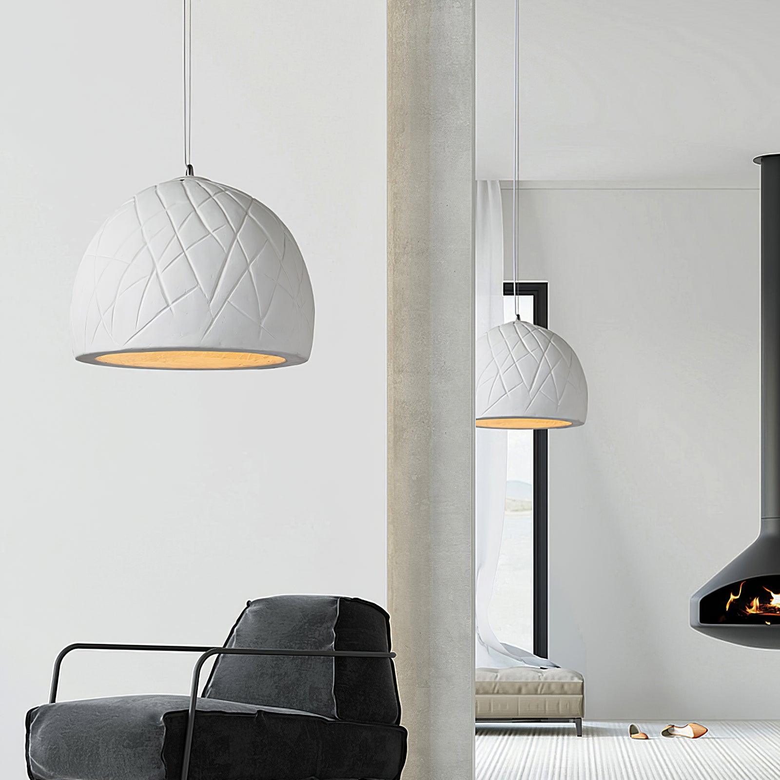 Modern Malva Pendant Light - Elegant Glass Ceiling Hanging Lamp for Dining Room, Kitchen Island & Bedroom Lighting - Dimmable Vintage Industrial Style Fixture