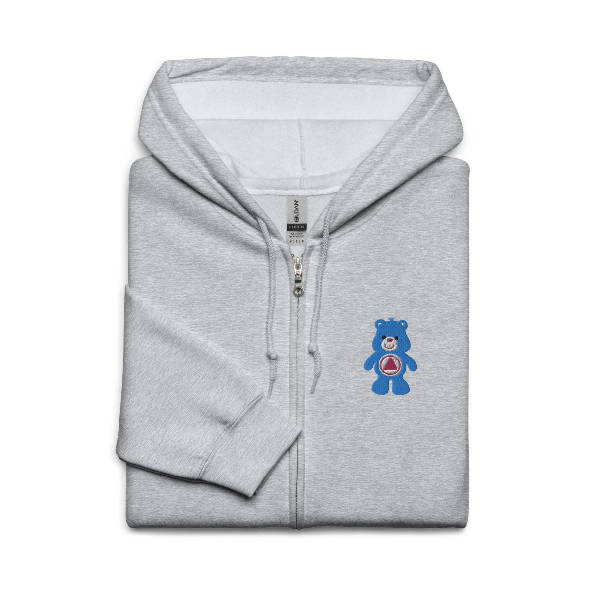 Serenity Cub Embroidered Unisex Zip Hoodie - Cozy Pullover Sweatshirt for Men & Women | Perfect for Casual Wear, Street Style & Outdoor Activities