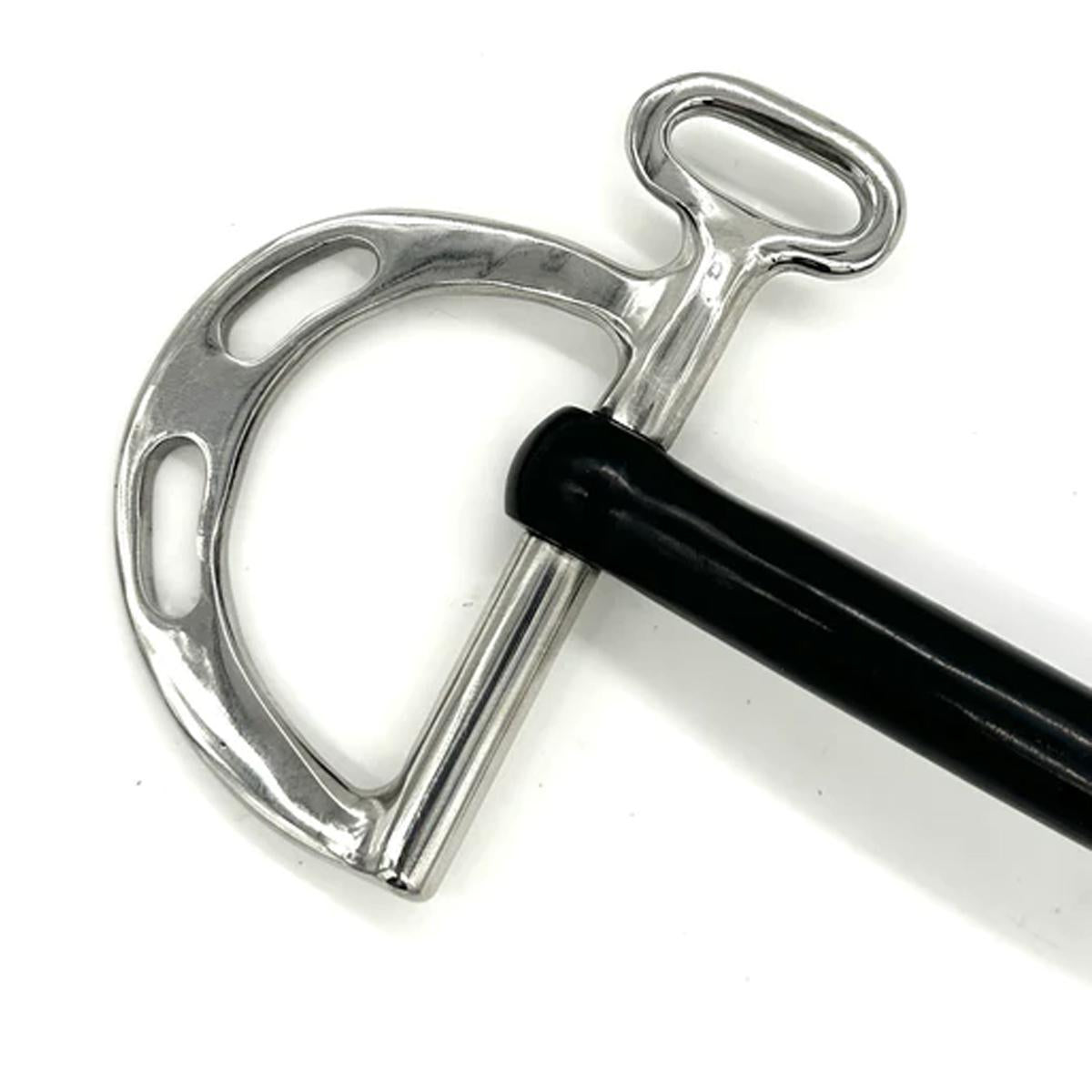 AJR Vulcanite Mullen Kimberwick Bit - High-Quality Horse Bit for Dressage & Western Riding - Perfect for Training & Show Competitions