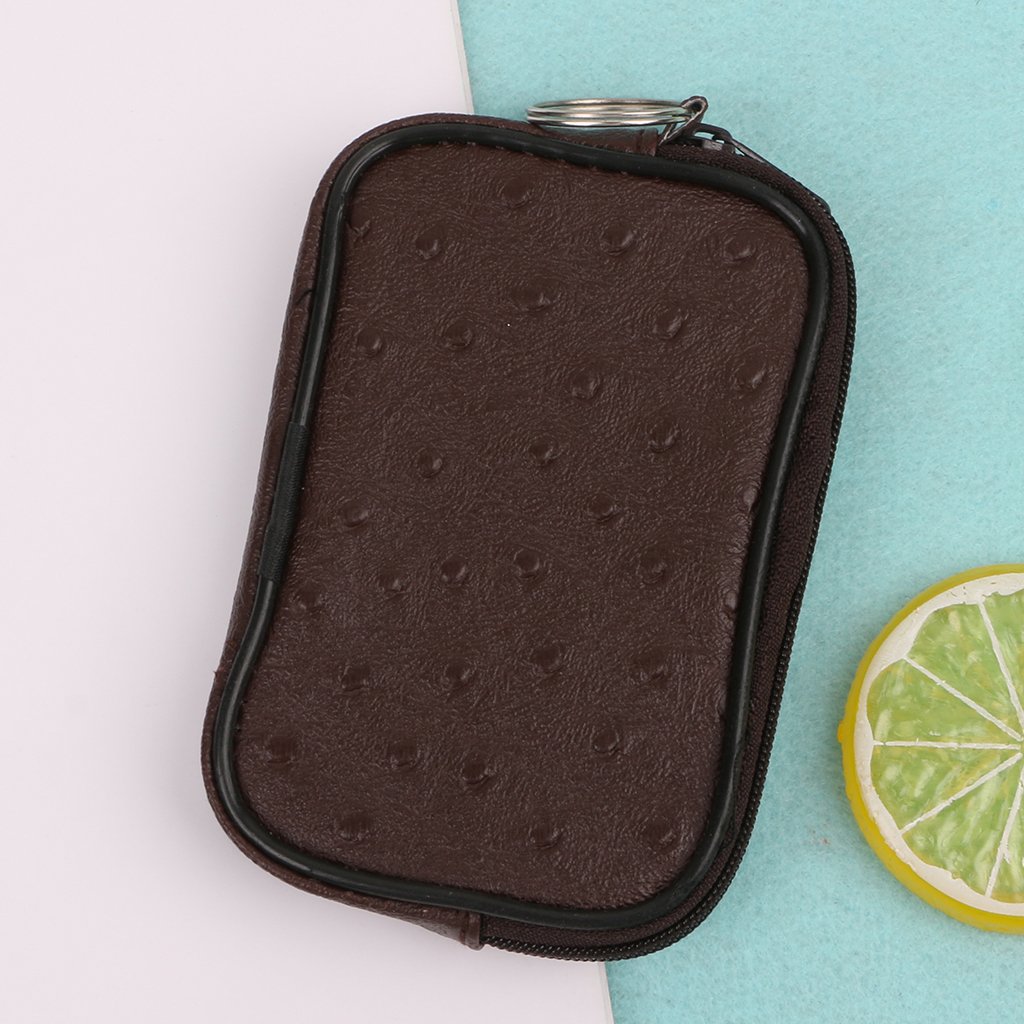 Portable Card Coin Key Holder - Slim Zip Change Pouch Wallet Bag for Men & Women - Perfect for Travel, Shopping, and Everyday Essentials