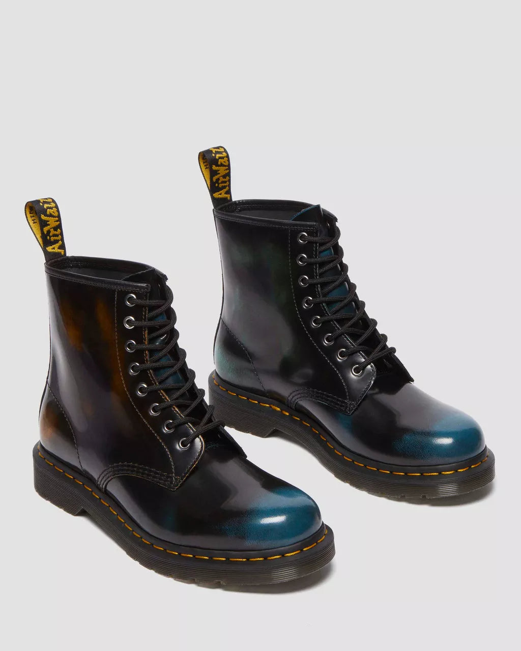 Dr. Martens 1460 Brush Off Leather Lace Up Boots - Unisex Classic Ankle Boots for Men & Women | Perfect for Casual Wear, Work & Outdoor Activities