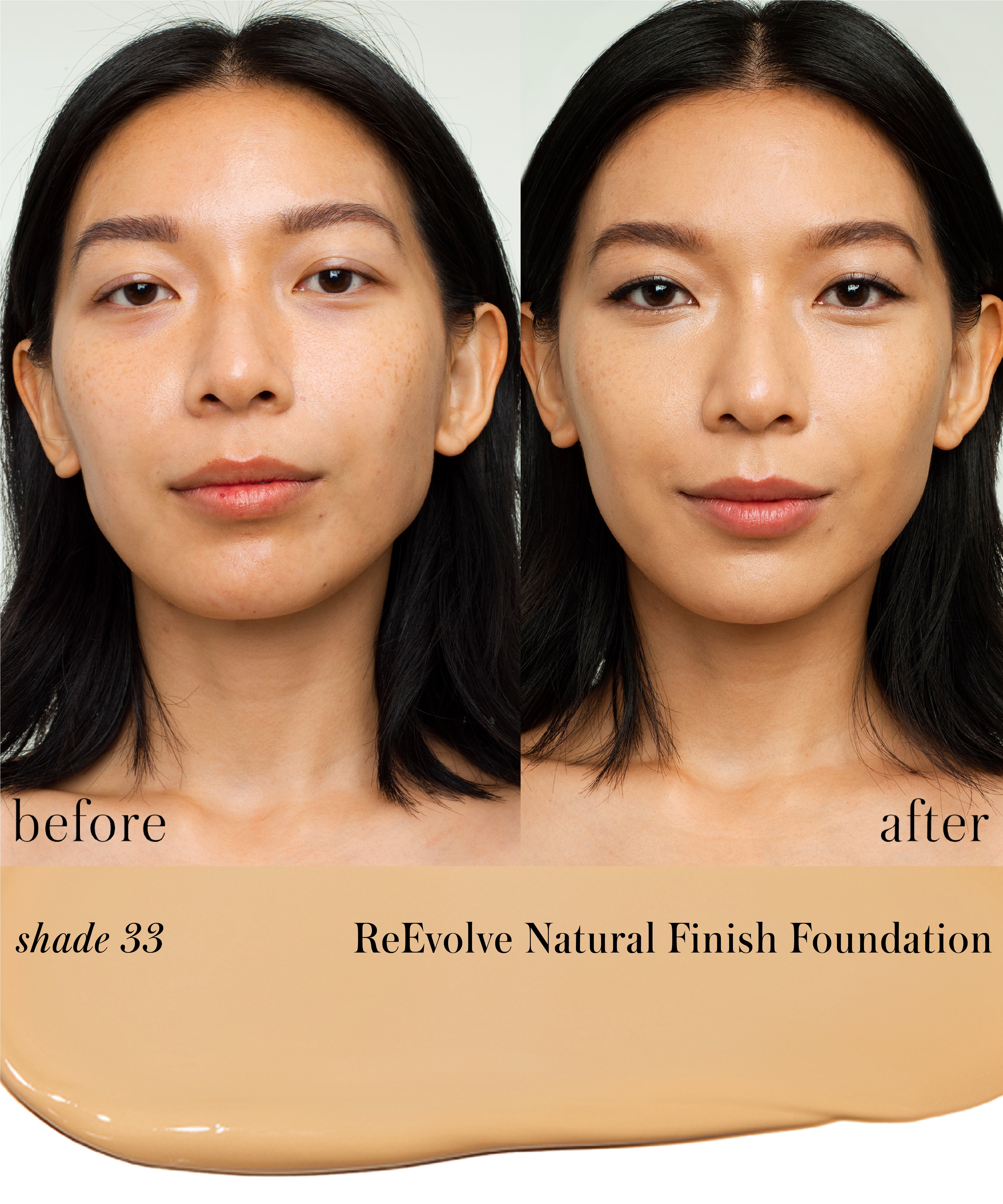 ReEvolve Natural Finish Liquid Foundation - Lightweight, Buildable Coverage for Flawless Skin | Perfect for Everyday Wear & Special Occasions