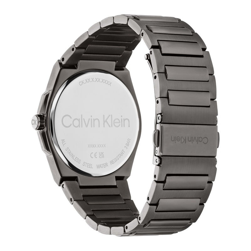 Calvin Klein Meta Minimal Black Steel Watch 25200458 - Stylish & Sleek Unisex Timepiece for Everyday Wear, Office & Casual Outfits