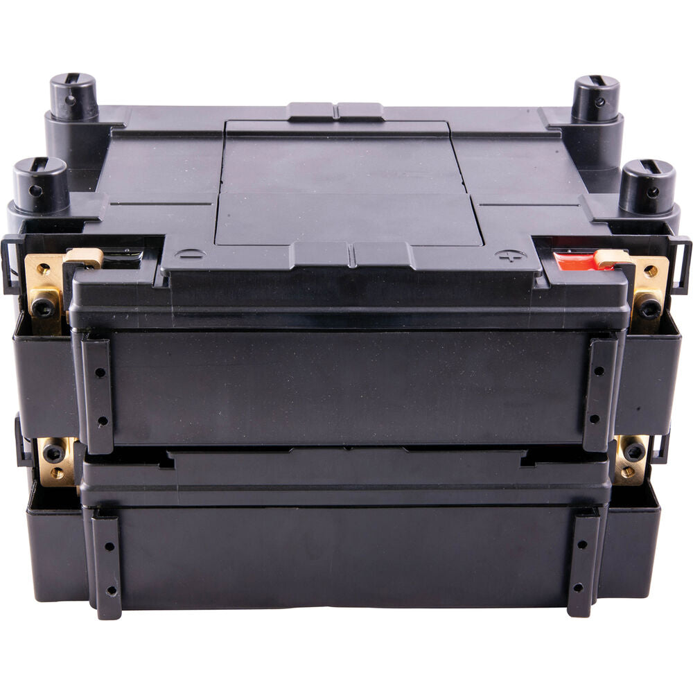 KEMAX 12V 26Ah AGM Deep Cycle Battery - Rechargeable Stackable Power Cell for Solar Systems, RVs, Boats & Off-Grid Applications