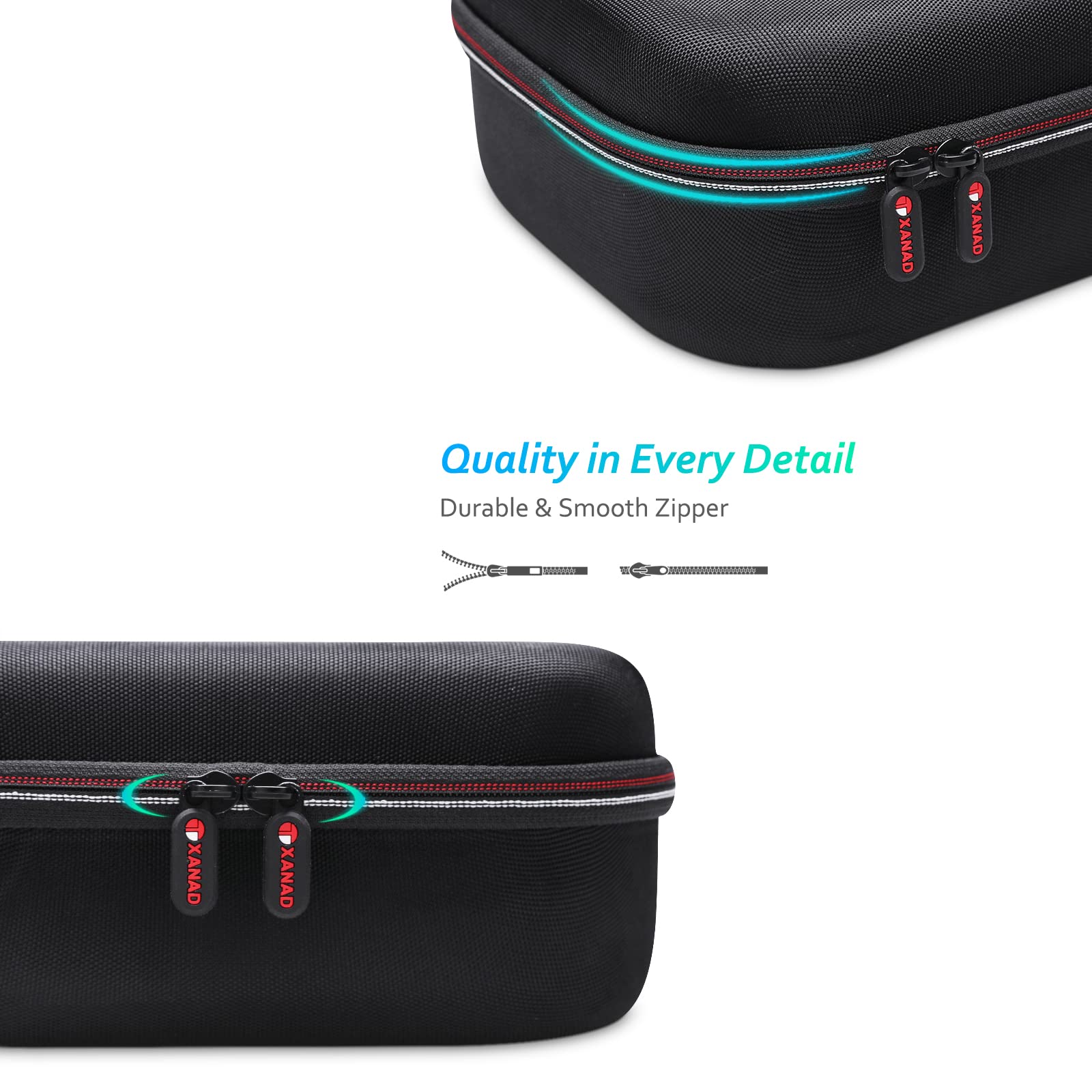 XANAD Protective Hard Case for Xbox Wireless Headset & Sony Pulse PS5 3D Headset - Travel Storage Bag for Gaming Accessories | Perfect for Travel, Home Organization & Headset Protection