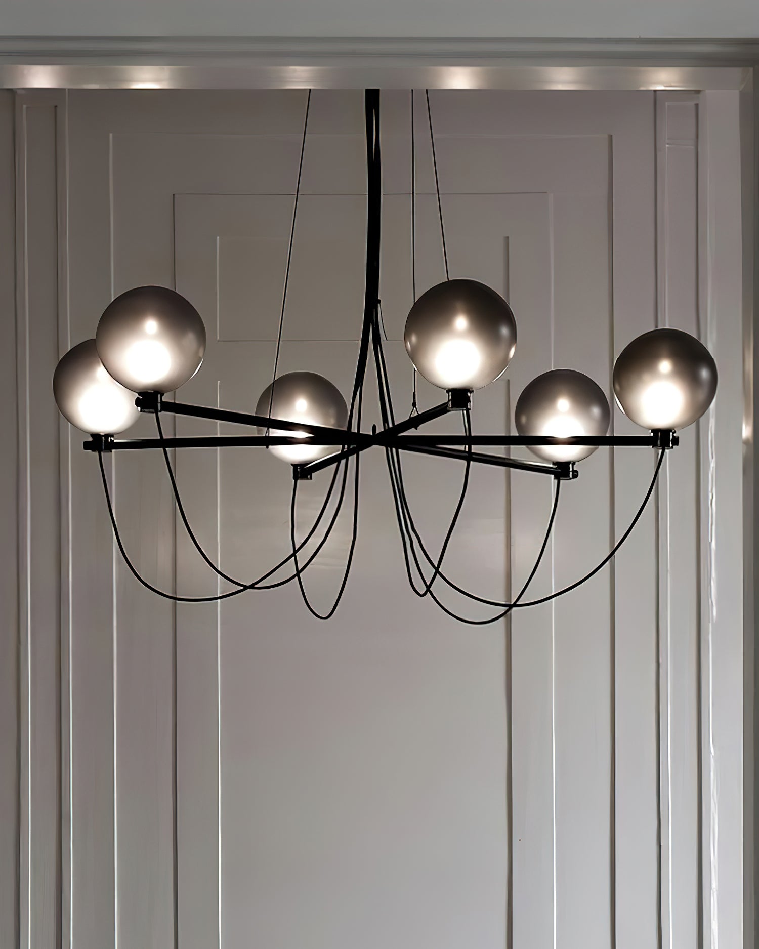 Bagnoregio Chandelier - Elegant Crystal Ceiling Light Fixture for Dining Room, Living Room & Bedroom Decor