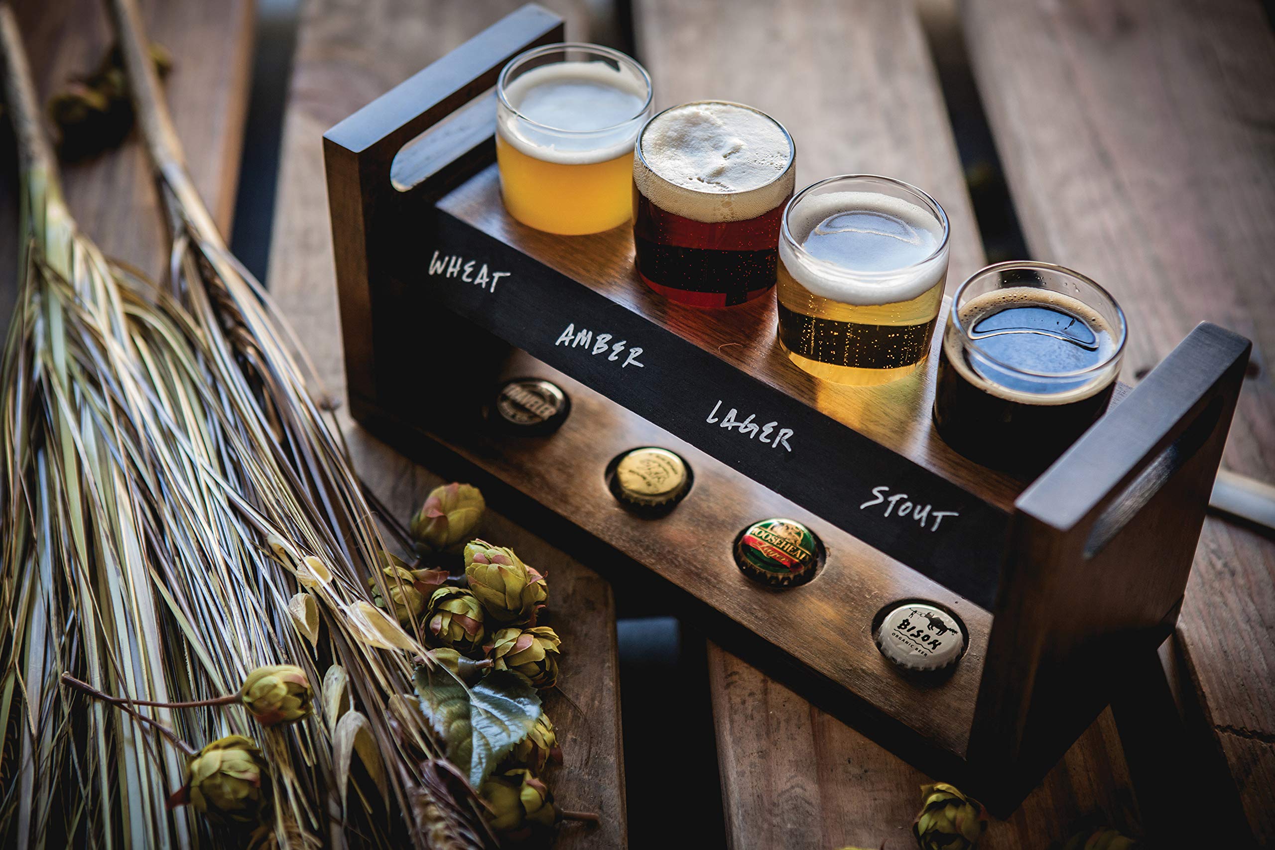 Dallas Cowboys NFL Beer Tasting Set - 4-Piece Craft Beer Glasses for Football Game Day & Tailgating Parties