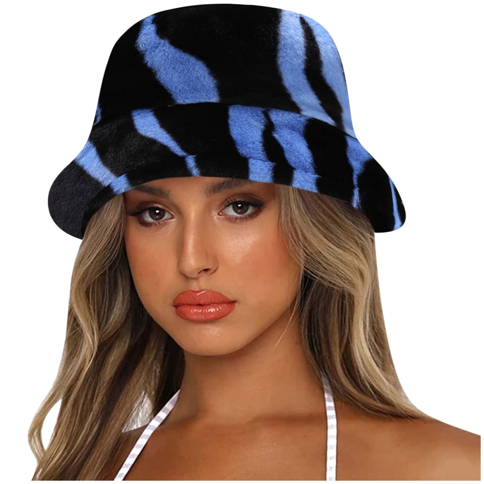 Warm Winter Bucket Hat for Men & Women - Printed Thick Beanie for Baby Boys & Infants - Cozy Outdoor & Indoor Winter Wear