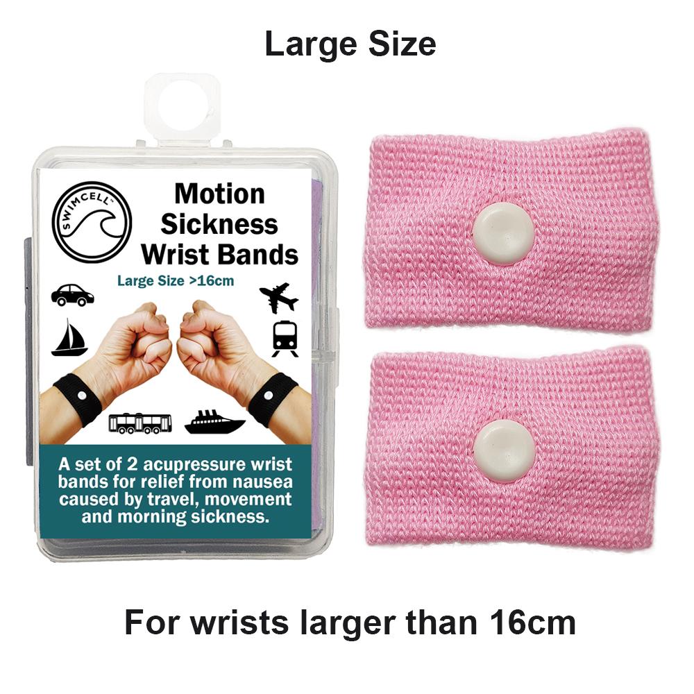 Anti Nausea Wristbands for Motion Sickness Relief - Acupressure Bands for Adults & Kids - Travel, Car, Boat & Pregnancy Use