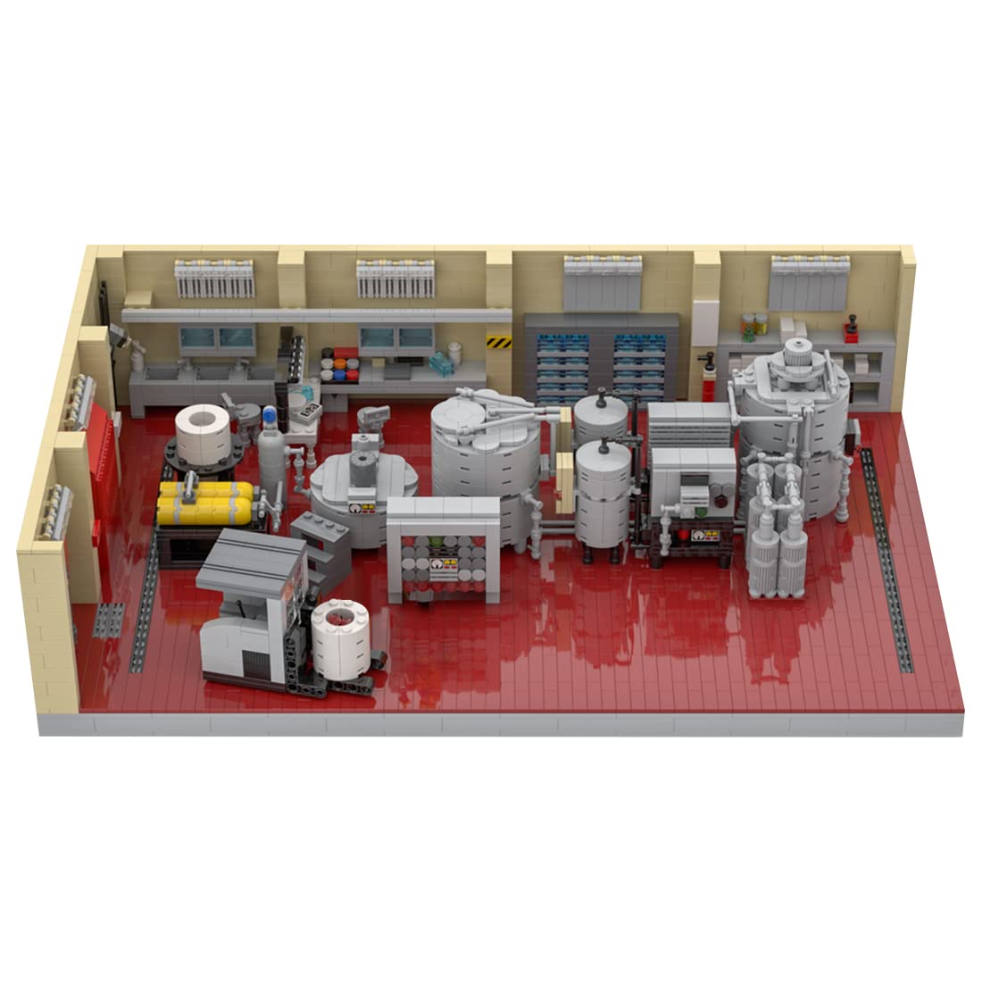 PHYNEDI Classic Heisenberg's Lab LEGO-Compatible Bricks Model (2,885 Pieces) - DIY Construction Building Toy for Adults & Collectors | MOC-49863 by YCBricks | Perfect for Breaking Bad Fans & LEGO Enthusiasts