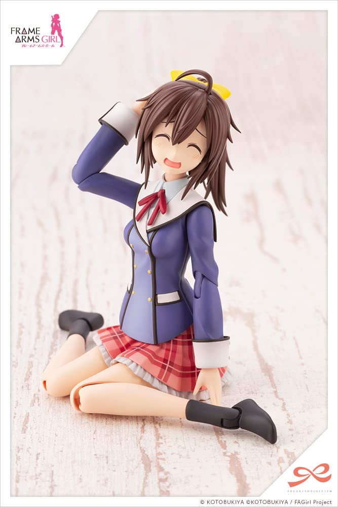 KOTOBUKIYA Sousai Shojo Teien: Ao Gennai (Wakaba Girls’ High School Winter Uniform) Blue Anime Figure - Perfect for Collectors, Display, and Cosplay Inspiration