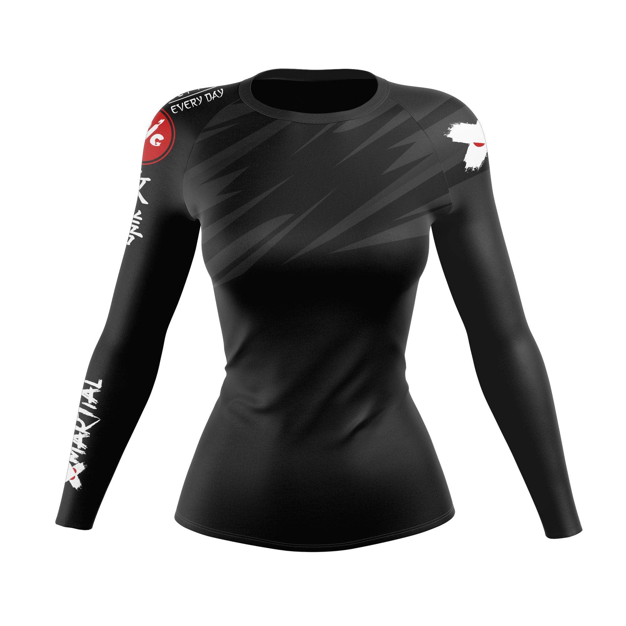 Women's BJJ Rash Guard for Jiu Jitsu - Compression Long Sleeve Training Top for Brazilian Jiu Jitsu, MMA & Grappling - Perfect for Training, Competition & Fitness Workouts