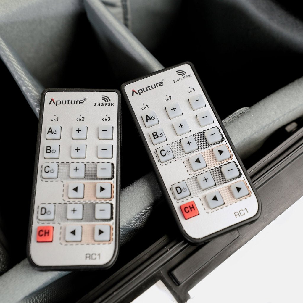 Aputure LS C120D II 2 Light Kit with V Mount Battery & SKB Case - Professional LED Video Lighting for Film, Photography, and Studio Production