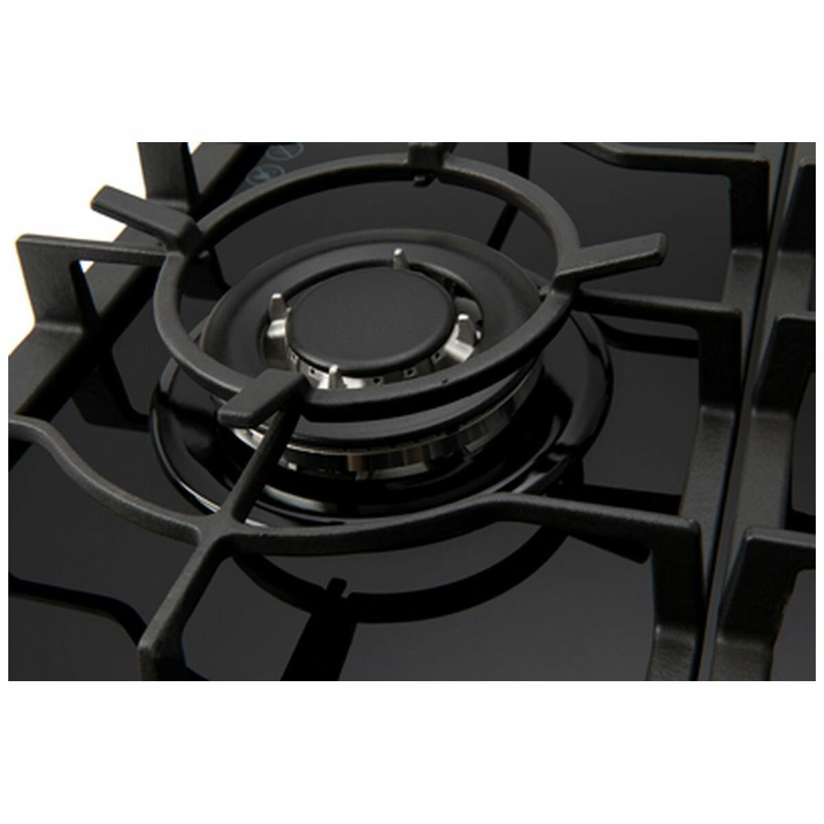 Brand New Euro Appliances 90cm Black Glass Gas Cooktop ECT900GBK2 - 3 Year Warranty | Professional 5 Burner Stove for Home Kitchen Cooking | Perfect for Boiling, Frying & Simmering