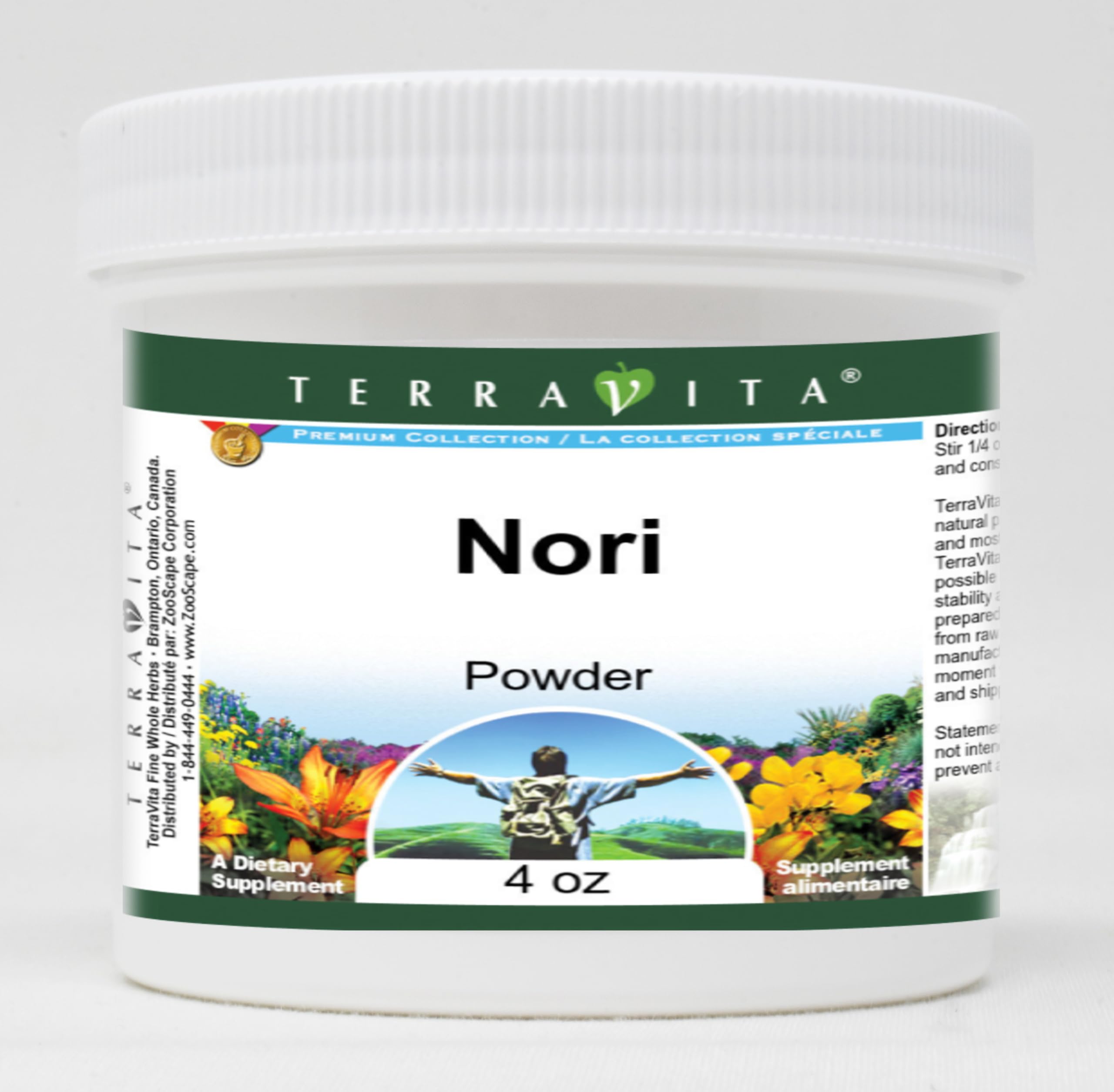 Organic Nori Powder 4 oz (3 Pack) - Premium Seaweed Powder for Cooking, Smoothies & Sushi - Rich in Iodine & Vitamins - Perfect for Asian Cuisine, Health Drinks & Seasoning
