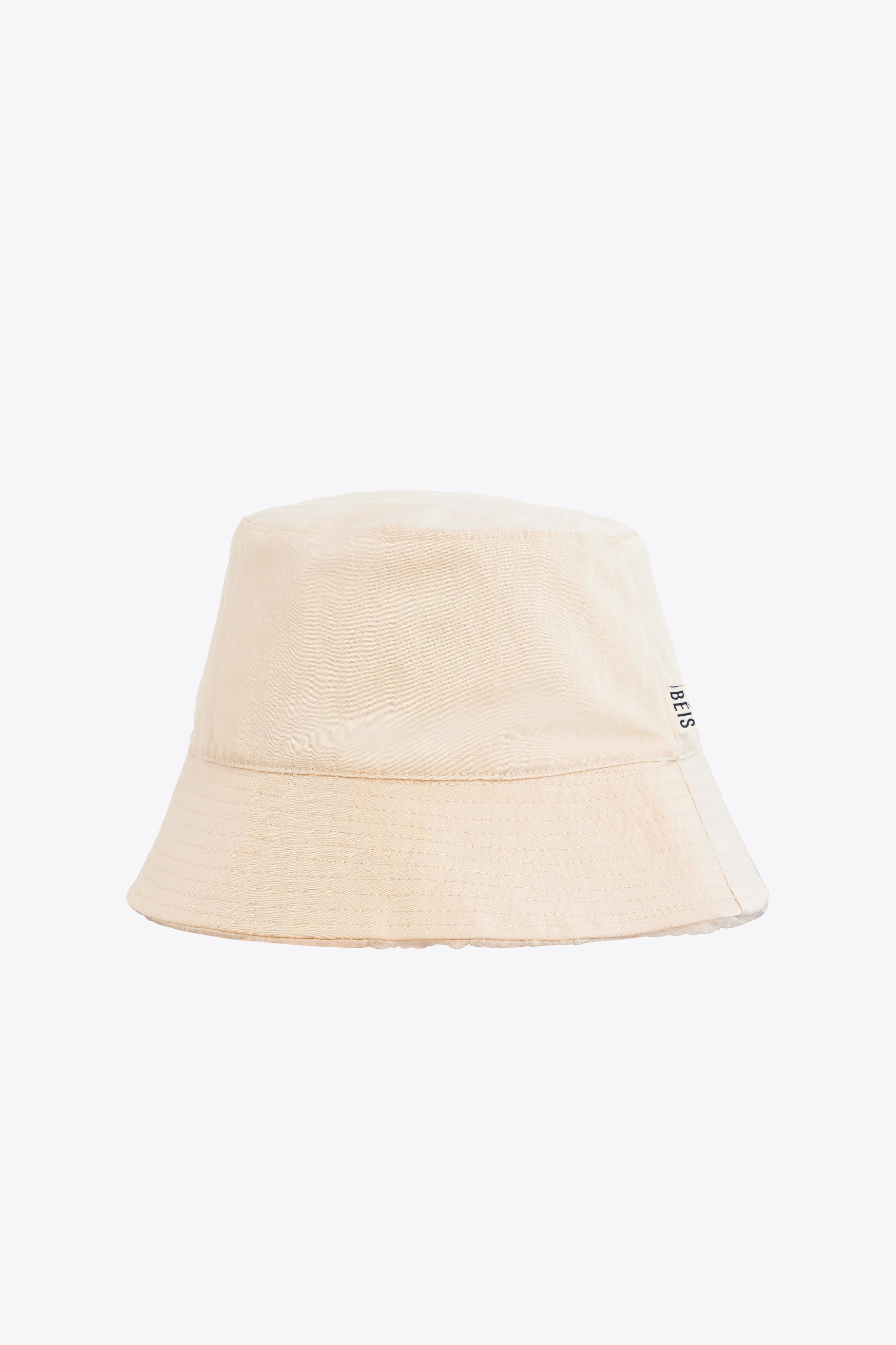 Stylish Beige Bucket Hat for Men & Women - Sun Protection Outdoor Summer Hat for Beach, Hiking, and Travel