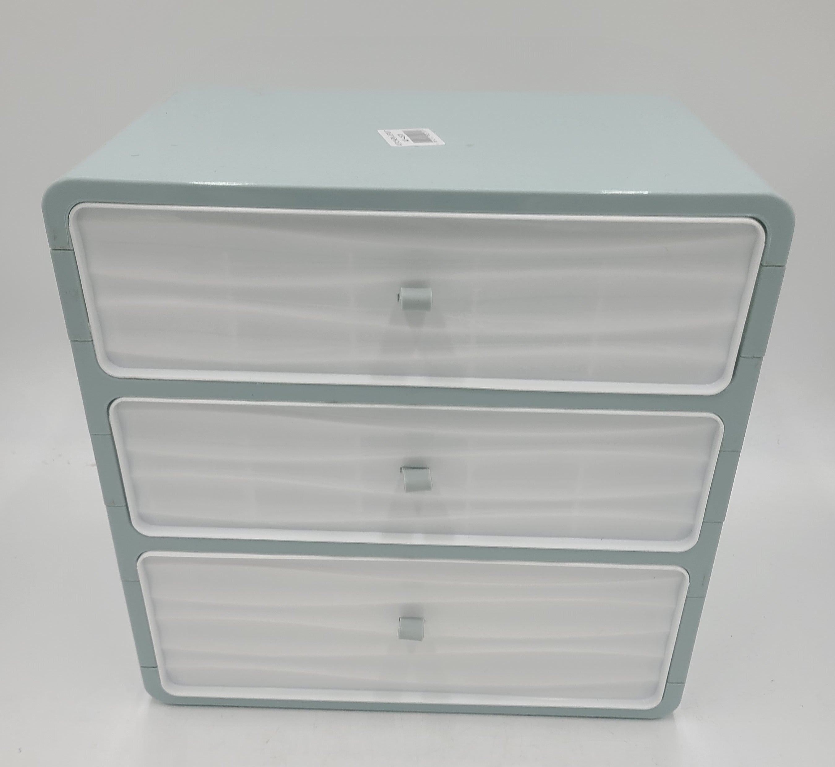 3-Drawer Plastic Storage Organizer - Stackable, Lightweight & Durable for Home, Office, or Craft Room Organization