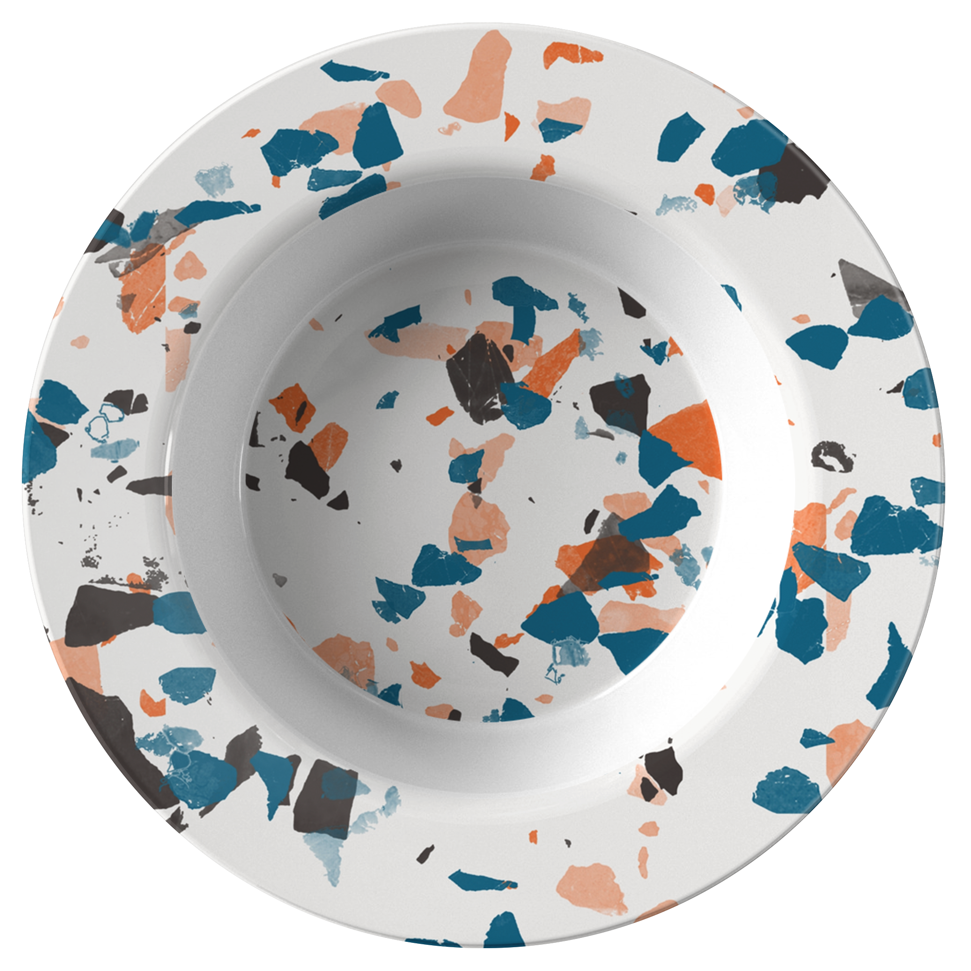 Speckled Abstract Ceramic Dinner Bowl Set - Handmade Stoneware for Soup, Salad, Pasta - Perfect for Home Dining & Restaurant Use