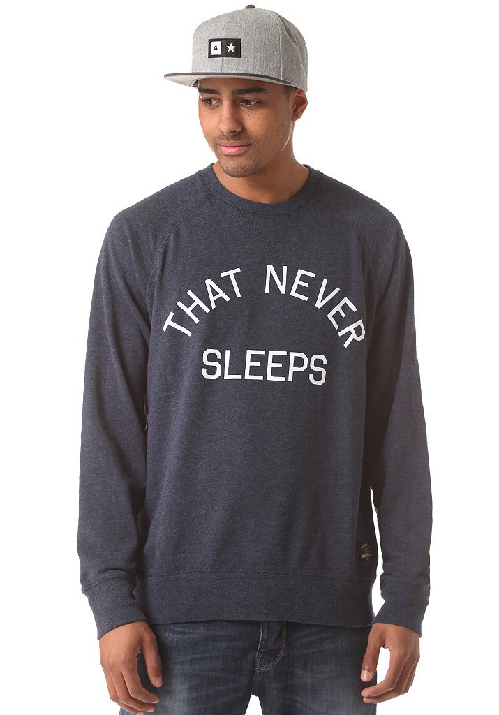 Fourstar Clothing Men's New York Crewneck Sweatshirt | Casual Pullover Hoodie for Men | Streetwear Fashion | Comfortable Cotton Blend | Perfect for Everyday Wear & Urban Outfits