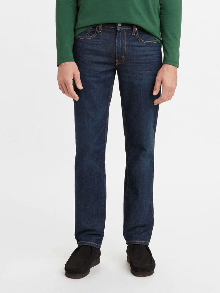 Levi's Men's 514 Straight Fit Jeans - Clean Run Navy Blue | Comfortable Everyday Denim Pants for Casual Wear & Work