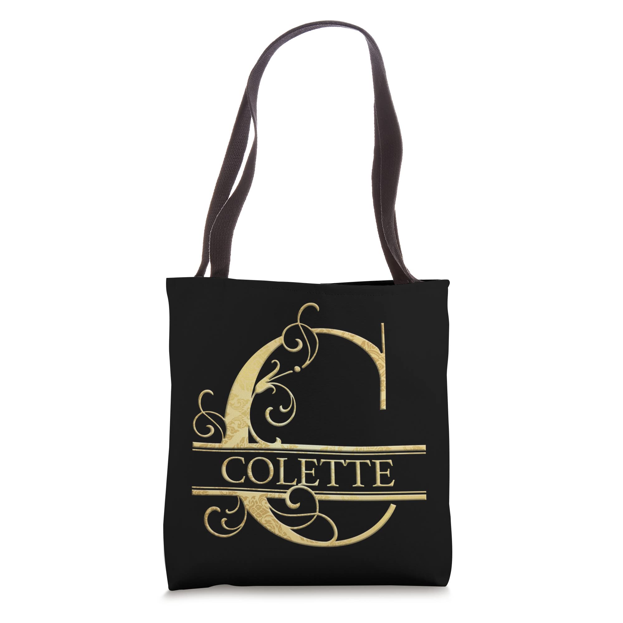 Colette Personalized Name Tote Bag - Stylish & Durable Cotton Shopper for Women - Perfect for Work, Gym, Beach & Everyday Use