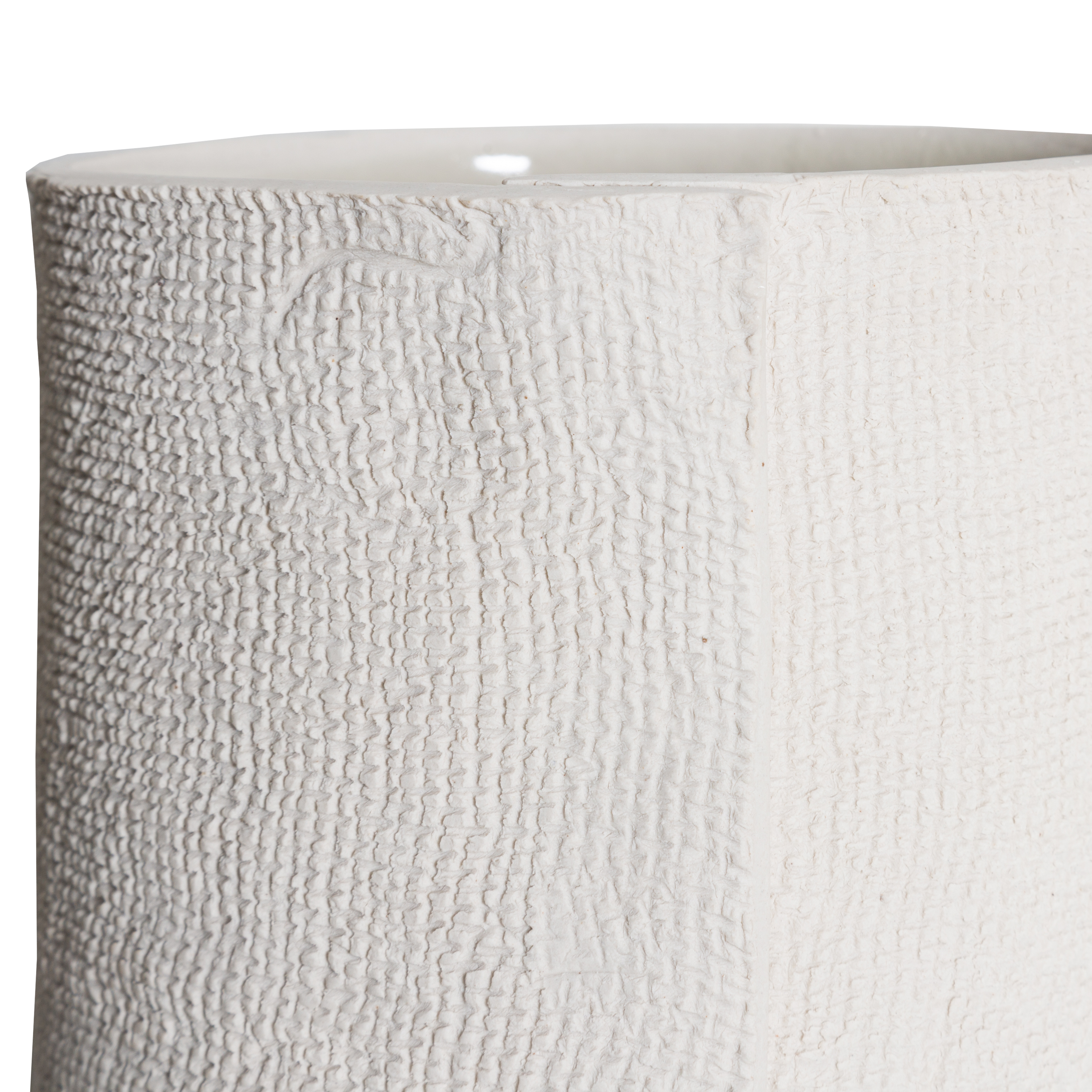 Natural Burlap Cylinder Vase - Rustic Home Decor for Farmhouse, Wedding Centerpieces & DIY Floral Arrangements