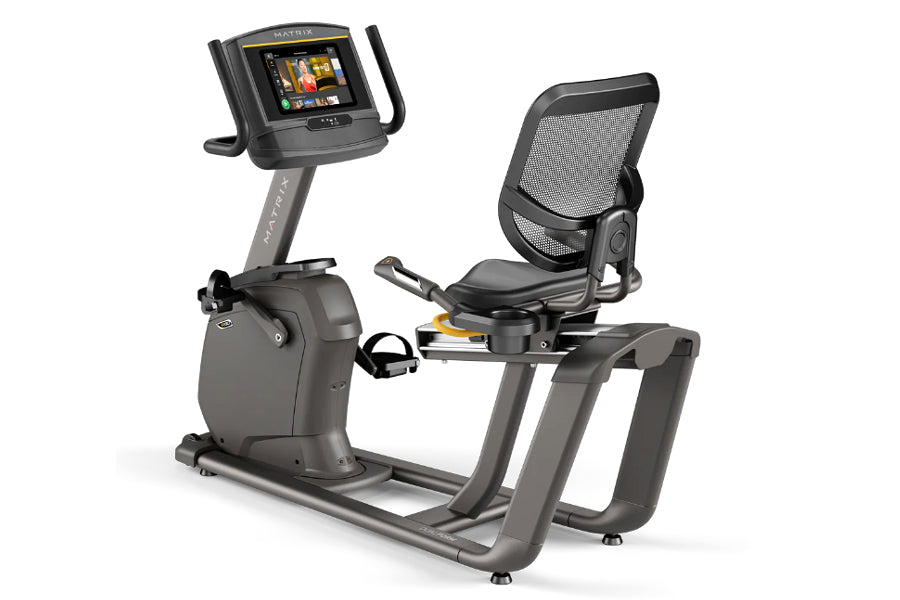 Matrix R30 Recumbent Exercise Bike for Home Gym - Comfortable Low-Impact Workout Machine with LCD Display | Perfect for Seniors, Physical Therapy & Indoor Cardio Training