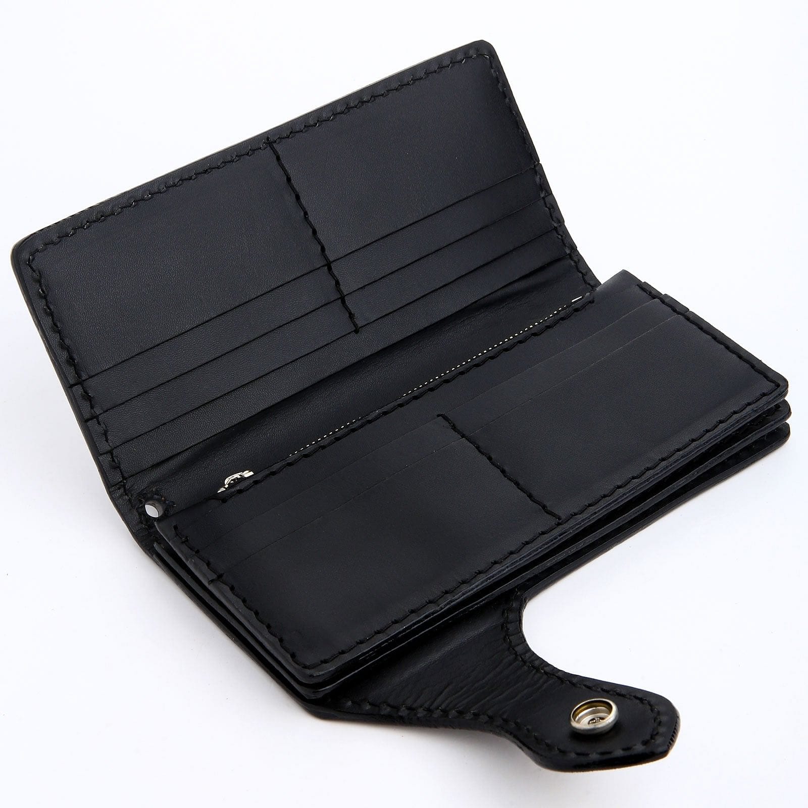 Premium Genuine Leather Biker Wallet for Men - RFID Blocking - Dragon Rider Design - Perfect for Motorcycle Enthusiasts & Gift Giving