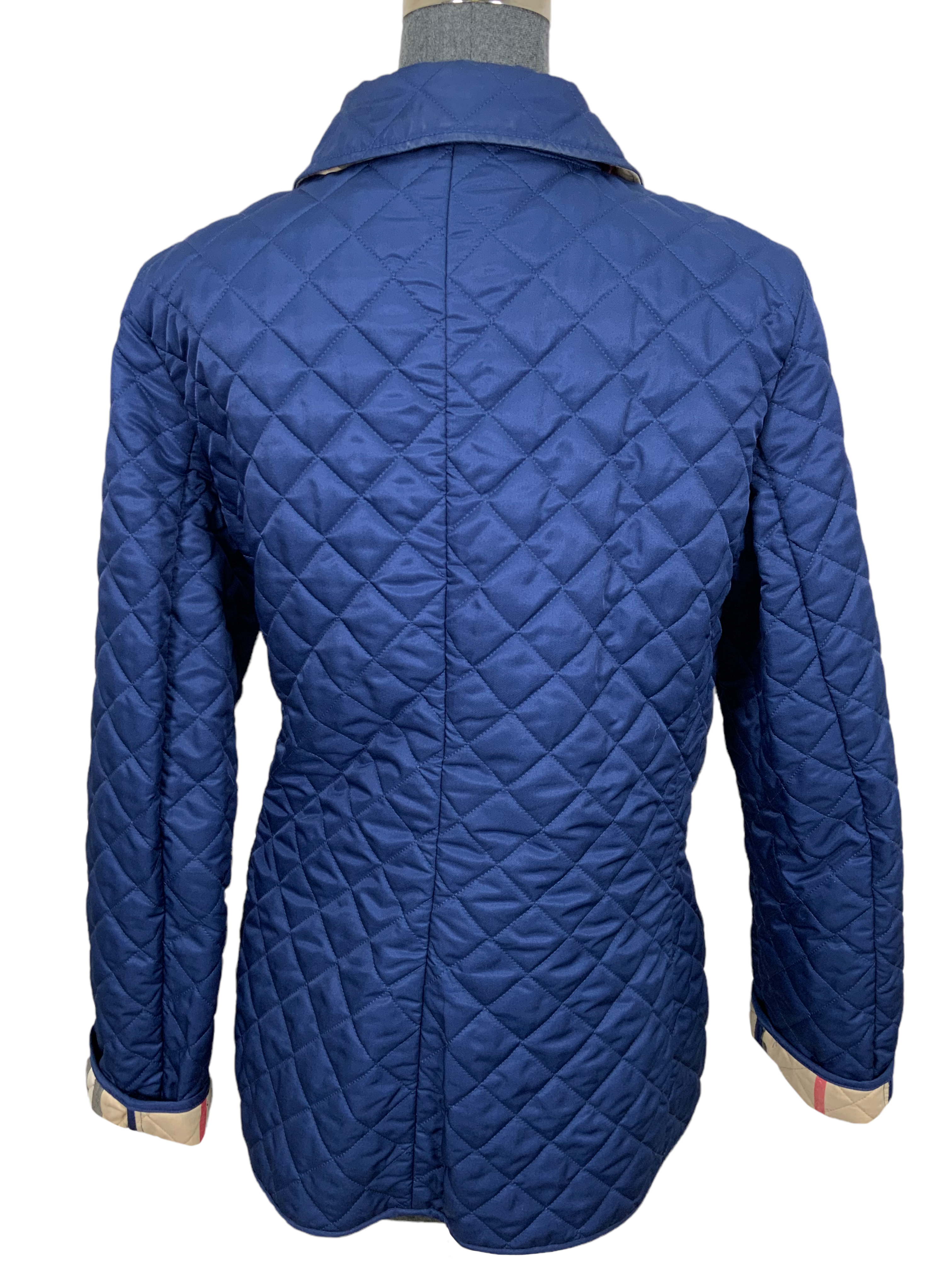 Burberry London Diamond Quilted Jacket for Women - Medium Size | Classic Luxury Outerwear for Fall & Winter | Perfect for Office, Travel & Casual Outings