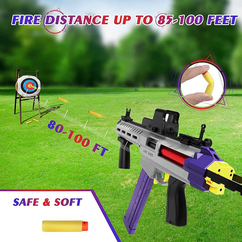 Xing Shen Fire Phoenix Foam Dart Blaster Toy Gun - High Performance Foam Dart Blaster for Outdoor Games, Nerf Battles & Backyard Fun - Perfect for Kids, Teens & Adults