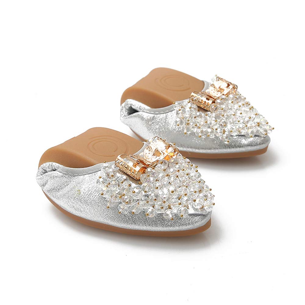 Foldable Travel Ballet Flats for Women - Portable Comfort Shoes for Maternity, Walking & Airplane Use