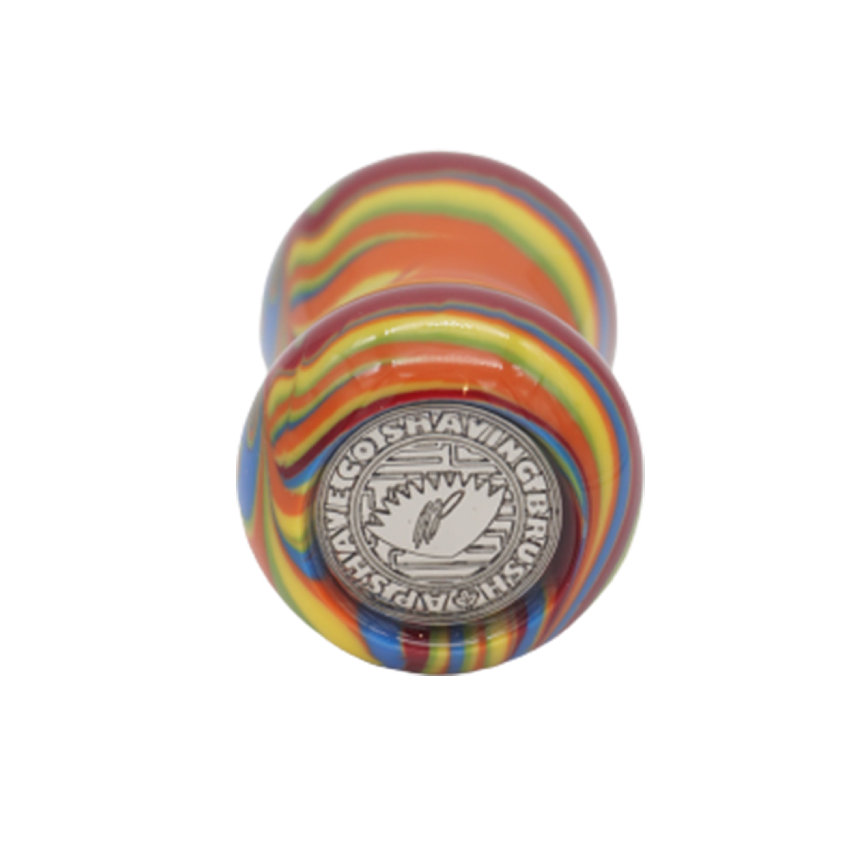 Premium Handcrafted Disco Shaving Brush Handle - Fits 24mm & 26mm Knots - Perfect for Wet Shaving & Beard Grooming - Ideal Gift for Men's Grooming Kit