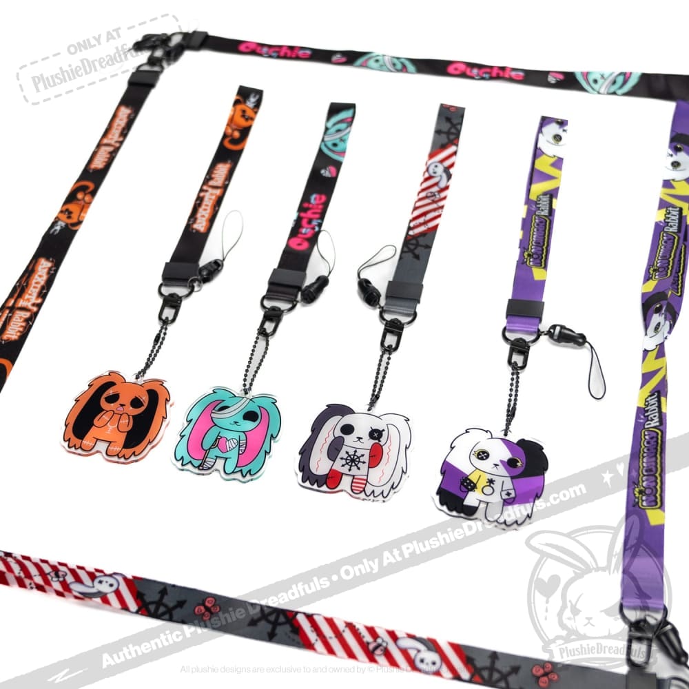 Plushie Dreadfuls Lanyard Strap - Soft & Durable Keychain Holder for ID Badges, Keys & Accessories | Perfect for Work, School & Conventions