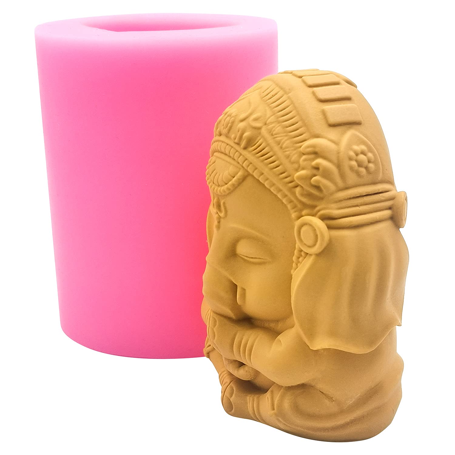 Redxin Buddha Silicone Soap & Candle Mold - DIY Handmade Soap, Candle, Chocolate, Candy & Cake Making Kit - Perfect for Home Crafts, Gifts & Meditation Spaces