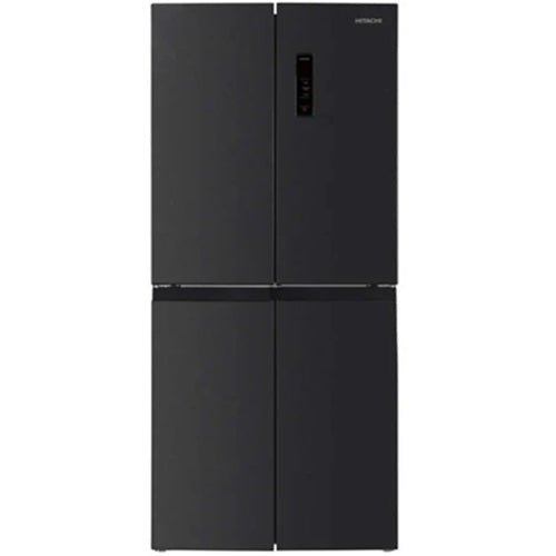 Hitachi HR4N7522DS1DXSG 466L 4-Door Refrigerator - Energy Efficient Large Capacity Fridge for Home, Kitchen, and Restaurant Use