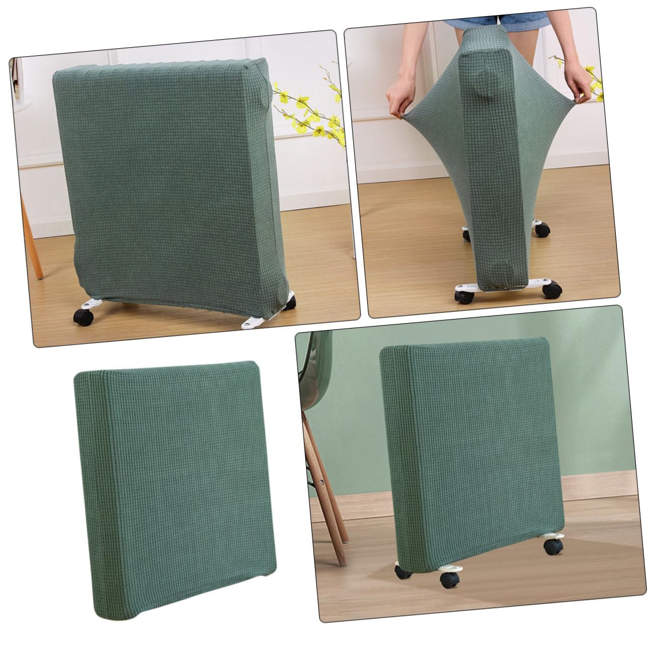 Portable Baby Bottle Warmer - Breathable & Washable Radiator Cover for Home, AC & Heater - Soft Polyester Fabric for Safe & Cozy Nursery, Bedroom, or Office Use