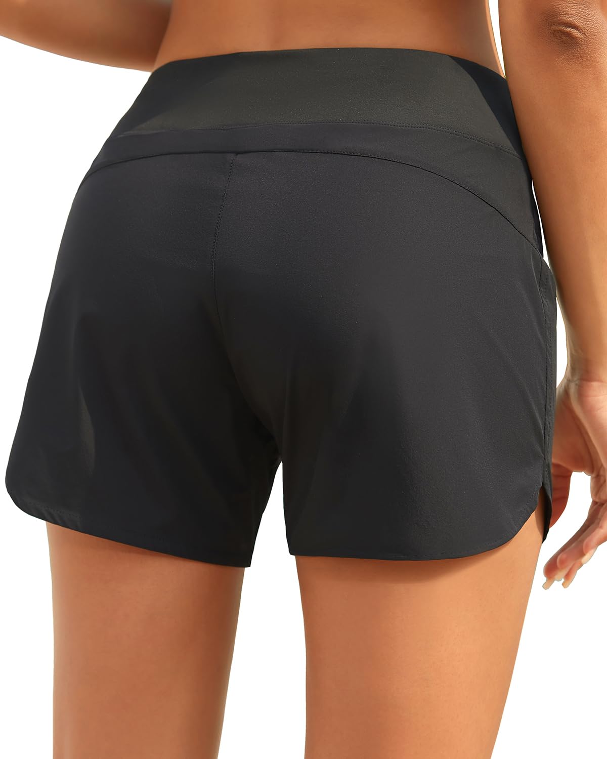 Holipick Women's 5 Inch Running Shorts with Mesh Liner - Quick Dry Lightweight Athletic Workout Shorts with Hidden Pocket - Perfect for Jogging, Gym, Yoga & Outdoor Activities