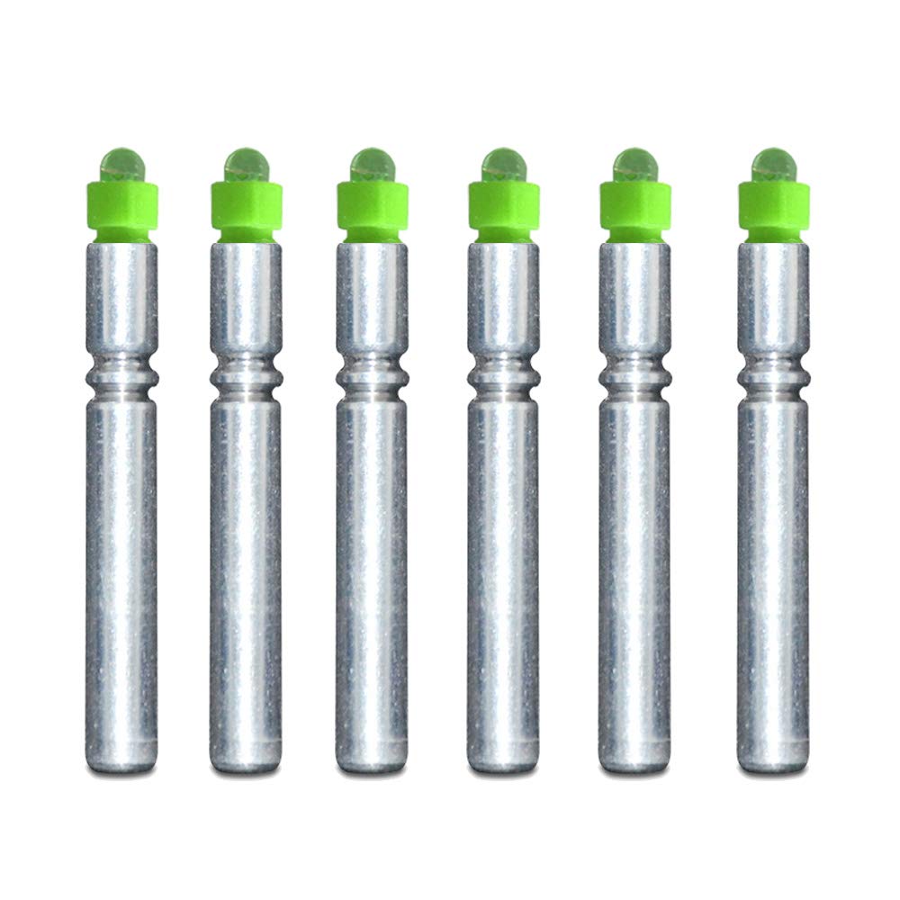 6PCS LED Bobber Light Replacement for Fishing Lures - Waterproof Pen Lights, Glow in Dark Arrow Nocks, Bright Fishing Floats & Pole Lights for Night Fishing, Ice Fishing, Kayak Fishing, Camping Gear